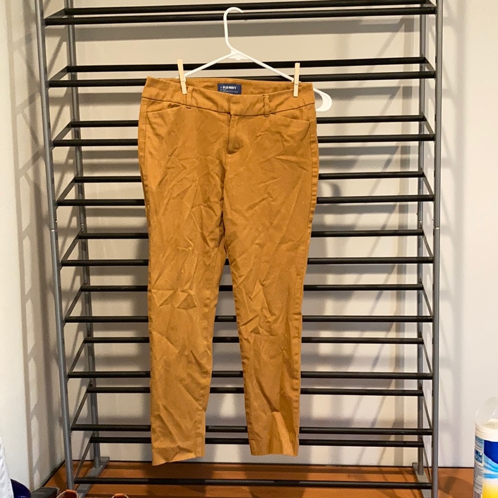 Old Navy Mustard Pixie Pants